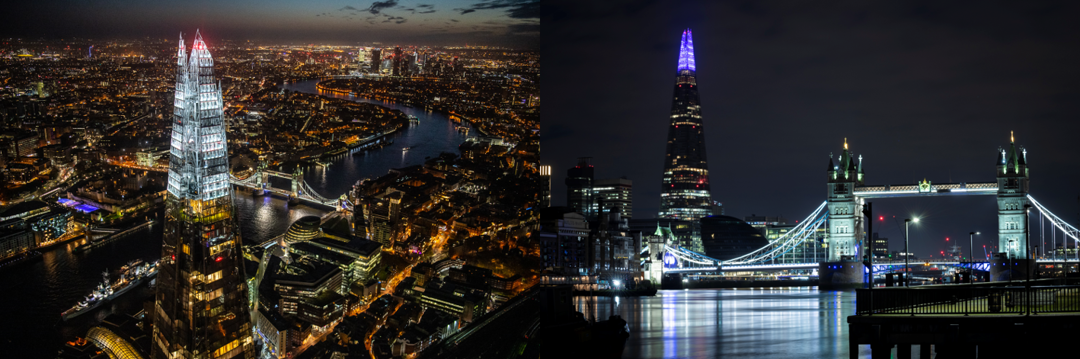 Shard Lights 2019 Collage of Two - REM LTD