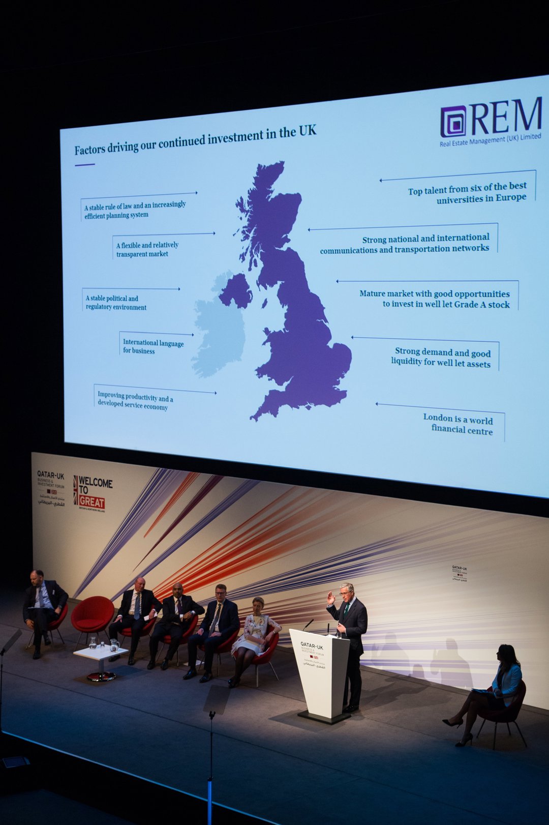 Qatar-UK Business & Investment Forum Panel 2 - REM LTD